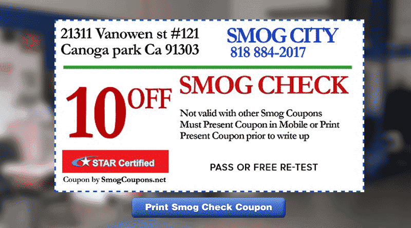 Smog Coupon